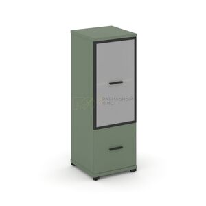 Шкаф одна узкая секция, 3 ниши