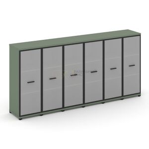 Шкаф шесть узких секций, 3 ниши