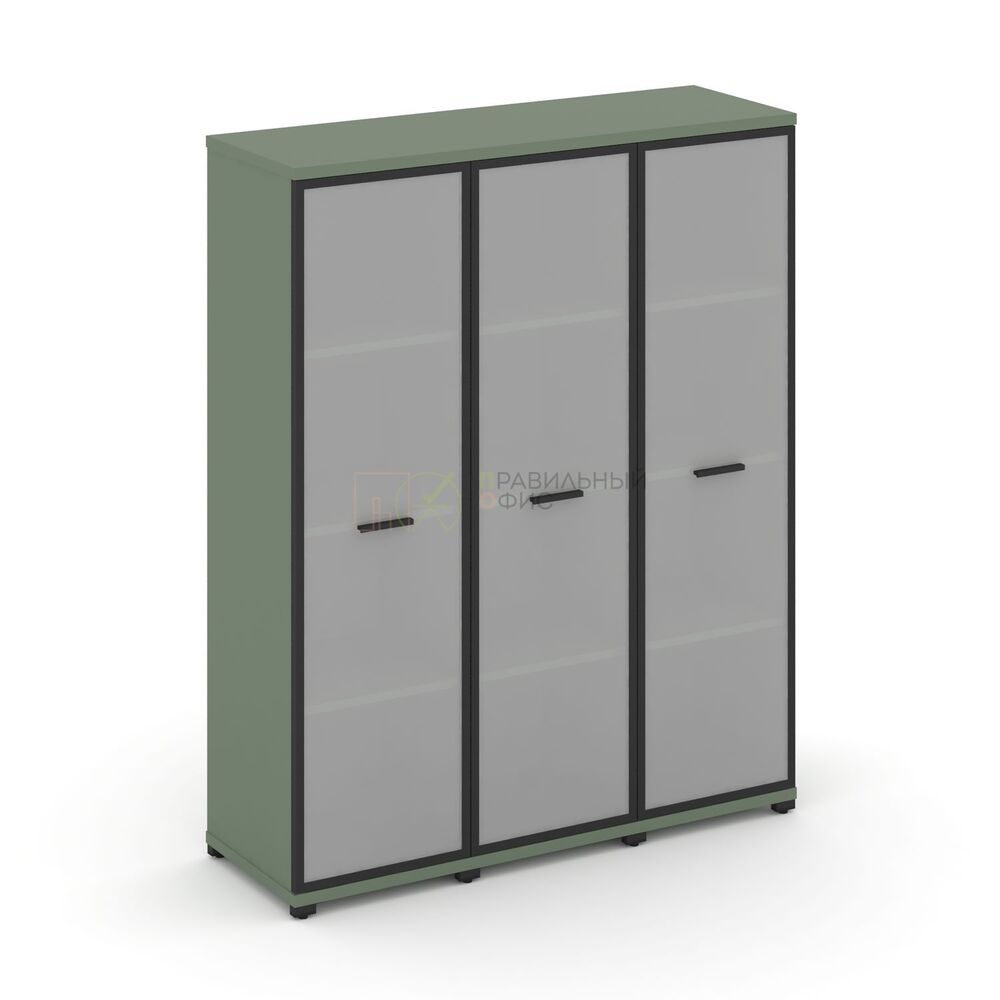 Шкаф три узкие секции, 4 ниши