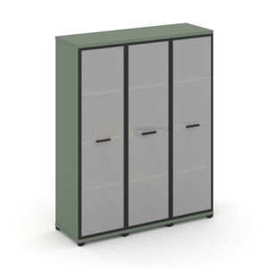 Шкаф три узкие секции, 4 ниши