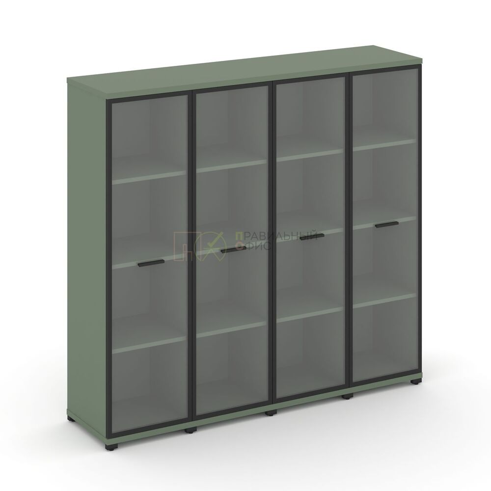 Шкаф четыре узкие секции, 4 ниши