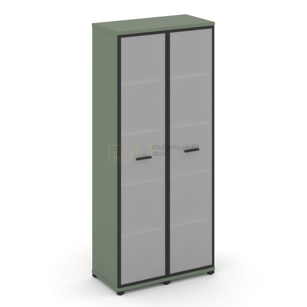 Шкаф две узкие секции, 5 ниш