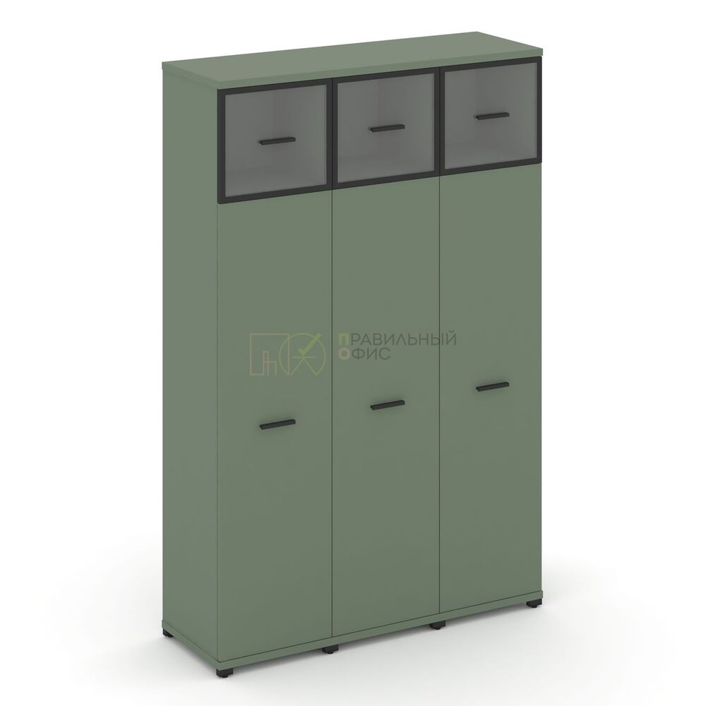 Шкаф три узкие секции, 5 ниш