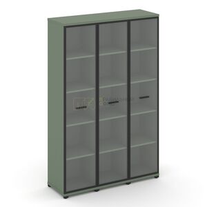 Шкаф три узкие секции, 5 ниш