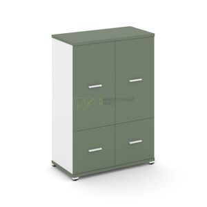 Шкаф одна широкая секция, 3 ниши