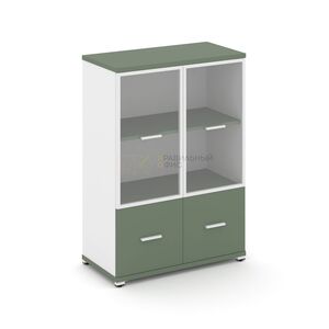 Шкаф одна широкая секция, 3 ниши