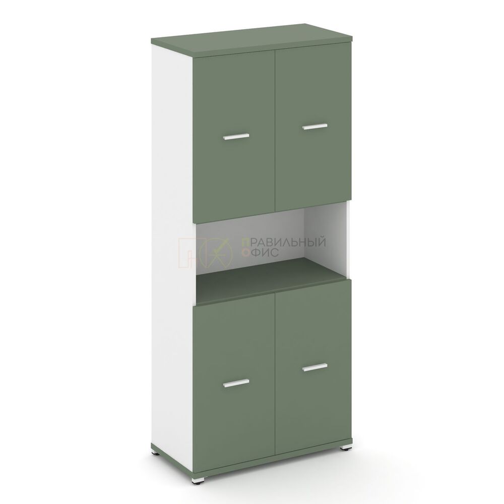 Шкаф одна широкая секция, 5 ниш