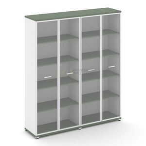 Шкаф две широкие секции, 5 ниш