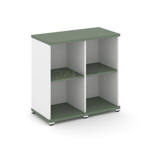 Стеллаж две узкие секции, 2 ниши