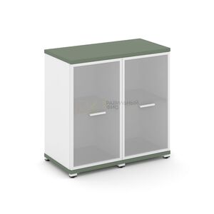 Шкаф две узкие секции, 2 ниши