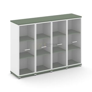 Шкаф четыре узкие секции, 3 ниши