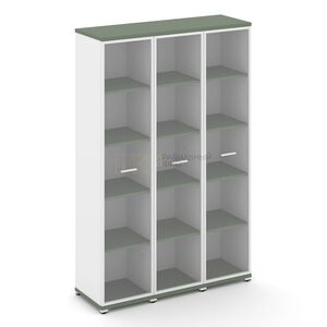 Шкаф три узкие секции, 5 ниш