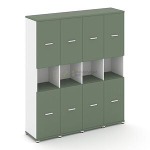 Шкаф четыре узкие секции, 5 ниш