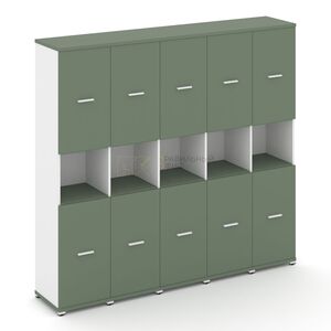 Шкаф пять узких секций, 5 ниш