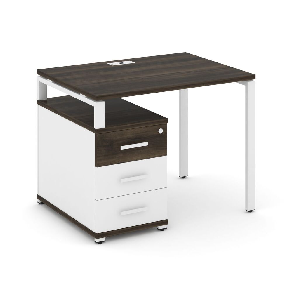 Стол письменный с одной опорной тумбой