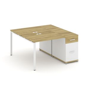 Рабочая станция с одной опорной тумбой