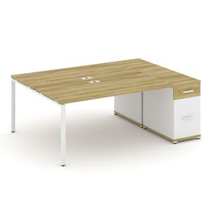 Рабочая станция с одной опорной тумбой