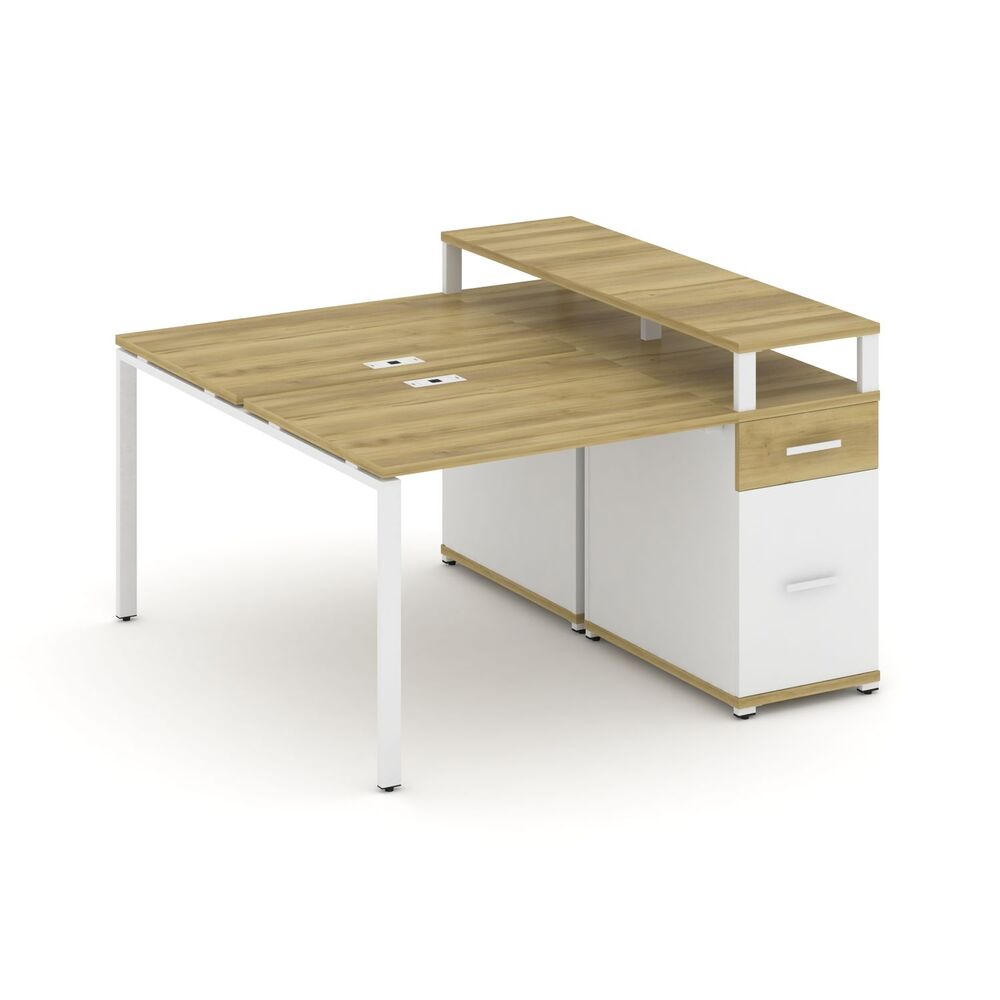 Рабочая станция с одной опорной тумбой