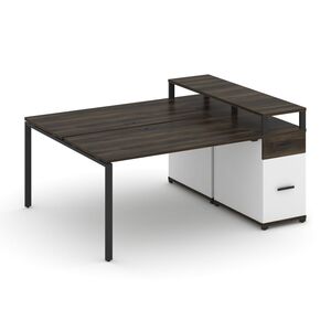 Рабочая станция с одной опорной тумбой