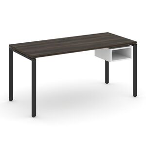 Стол рабочий с подвесной тумбой c одной открытой нишей