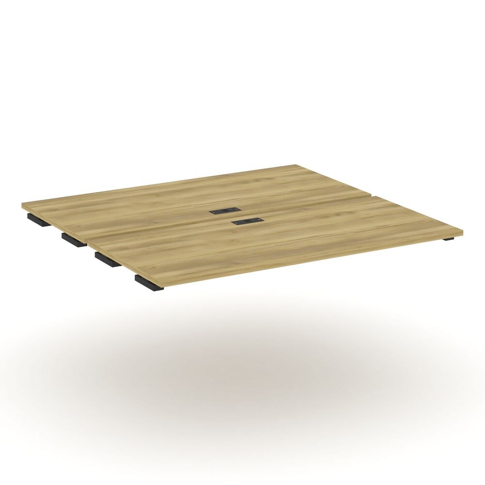 Двойной стол приставка к двум опорным тумбам/шкафам