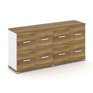 Шкаф две широкие секции, 2 ниши