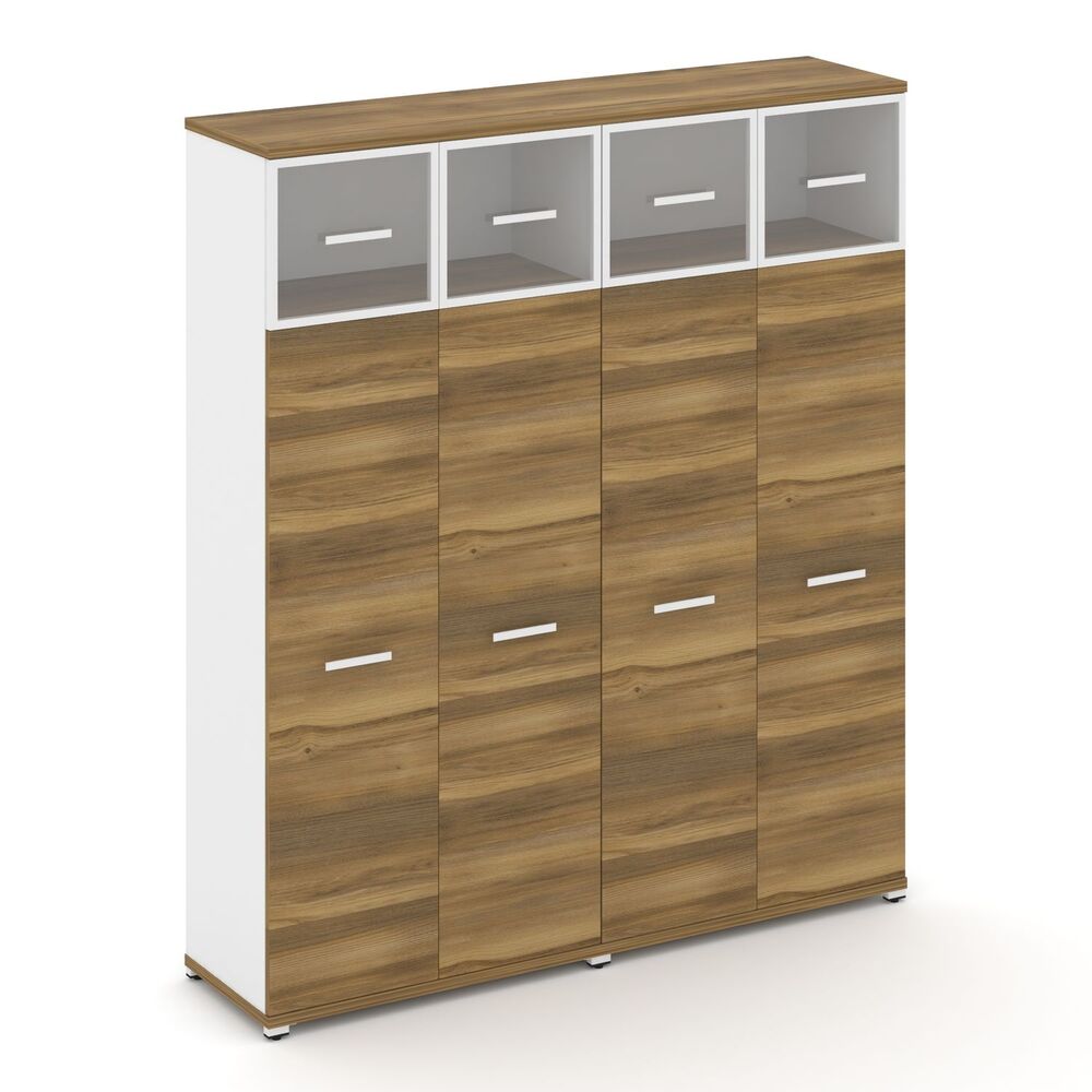 Шкаф две широкие секции, 5 ниш