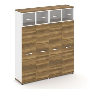 Шкаф две широкие секции, 5 ниш