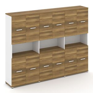 Шкаф три широкие секции, 5 ниш