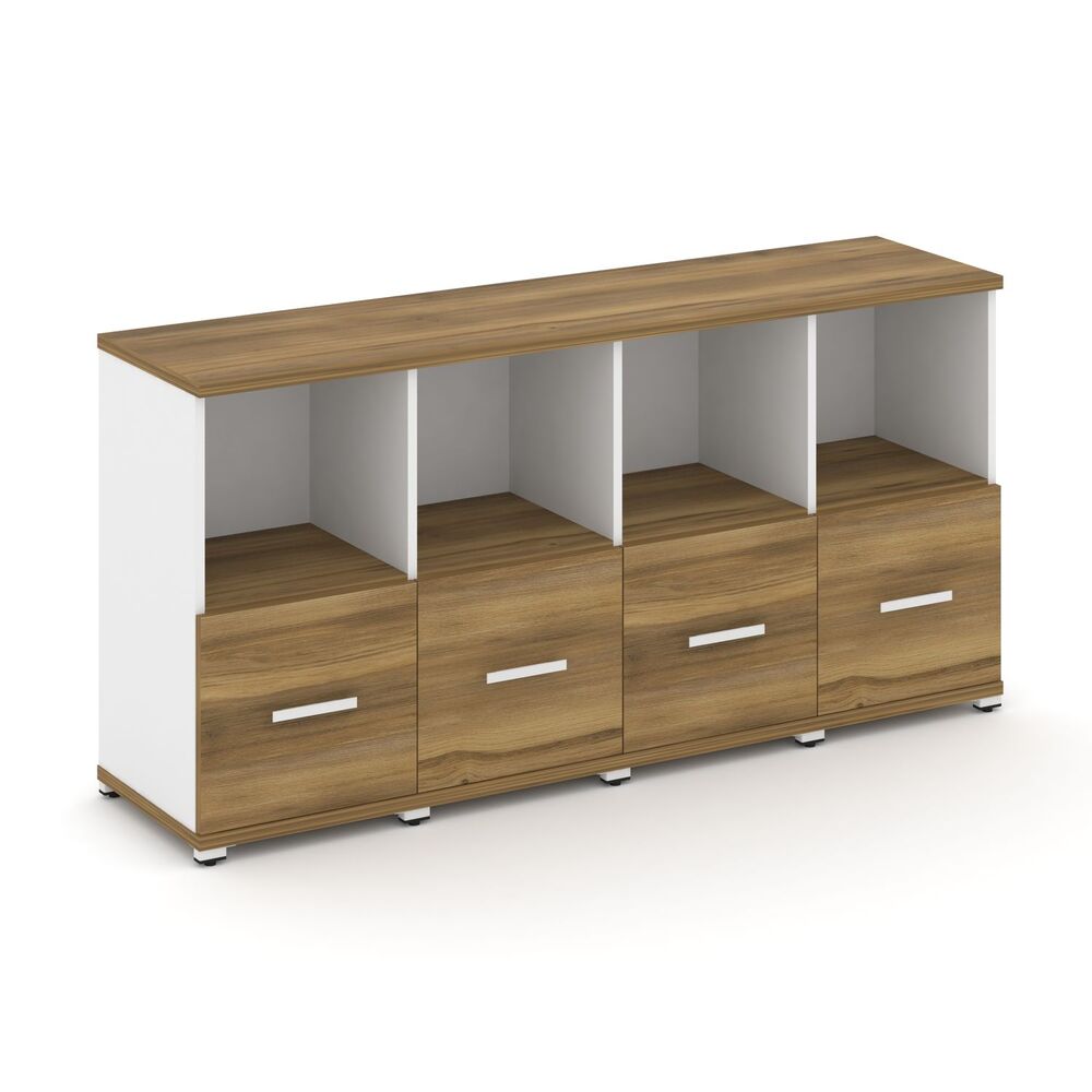 Шкаф четыре узкие секции, 2 ниши