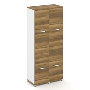 Шкаф две узкие секции, 5 ниш