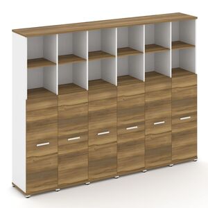 Шкаф шесть узких секций, 5 ниш