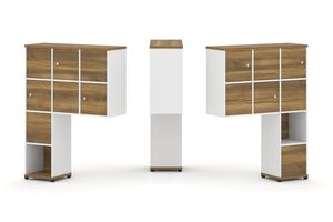 Надставка высокая + (Задняя стенка 8 шт) + (Распашной фасад - 6 шт)