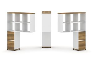 Надставка высокая + (Задняя стенка 2 шт) + (Блок 2 ящика - 2 шт)