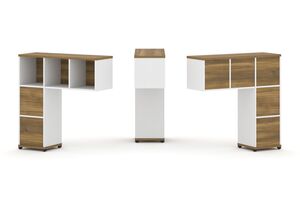 Надставка низкая + (Задняя стенка - 5 шт) + (Блок 2 ящика - 2 шт)