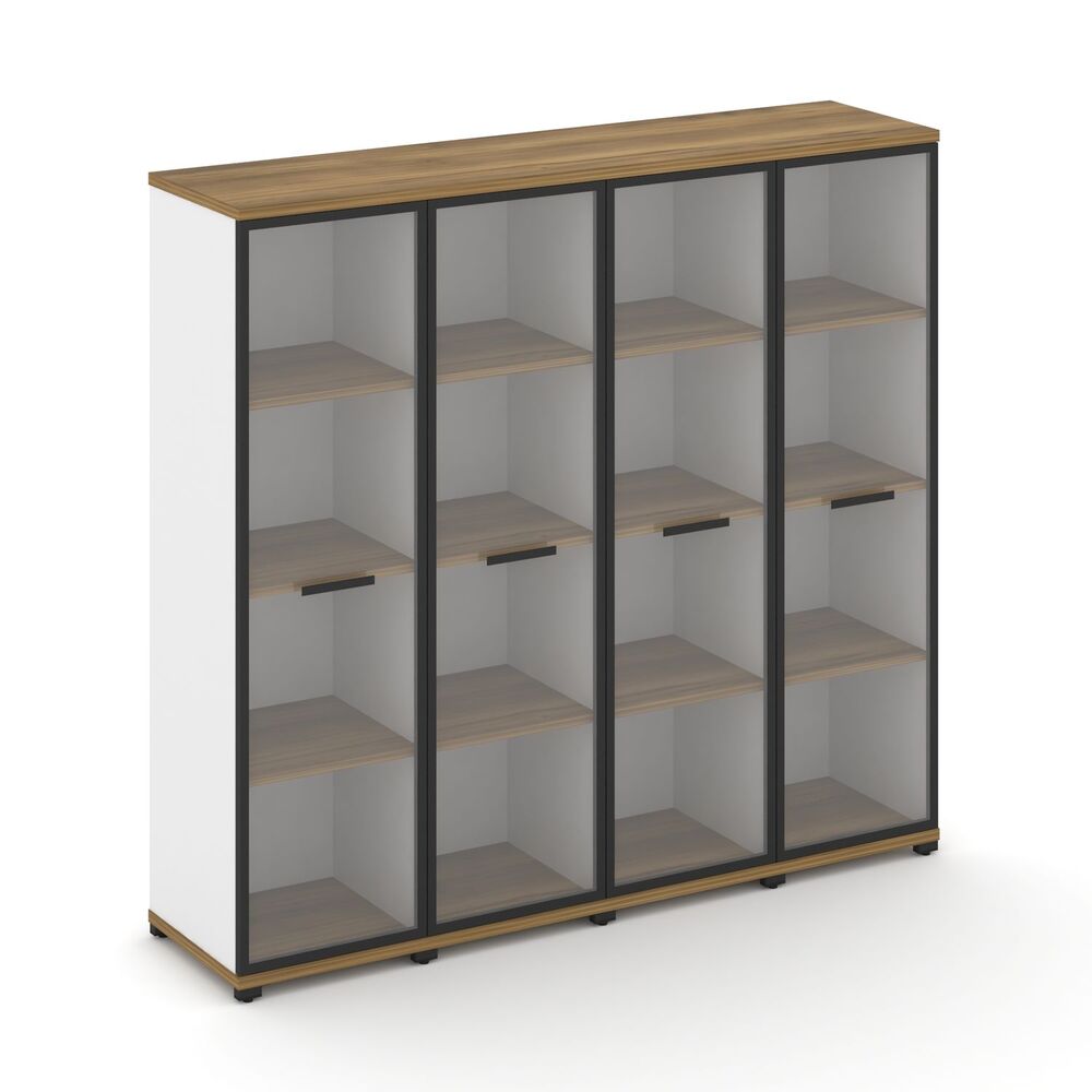 Шкаф четыре узкие секции, 4 ниши