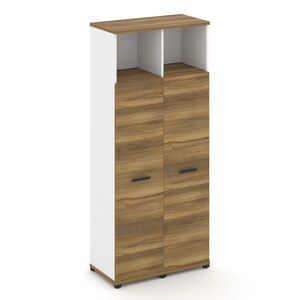 Шкаф две узкие секции, 5 ниш