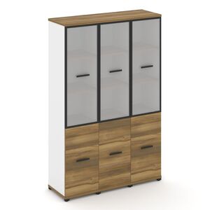 Шкаф три узкие секции, 5 ниш