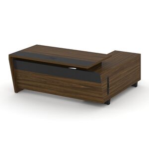 Стол руководителя с опорной тумбой, левый