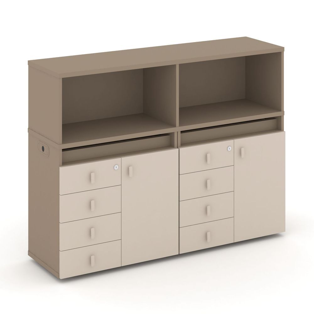 Набор №3. Тумба двойная+низкая надставка