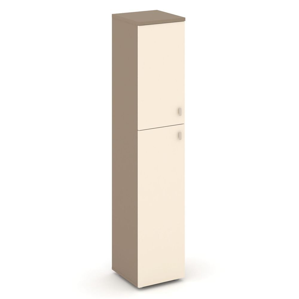 Шкаф высокий узкий левый (1 средний фасад ЛДСП+1 низкий ЛДСП)