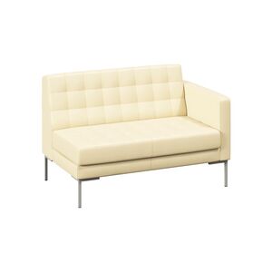 Секция с подлокотником двухместная левая