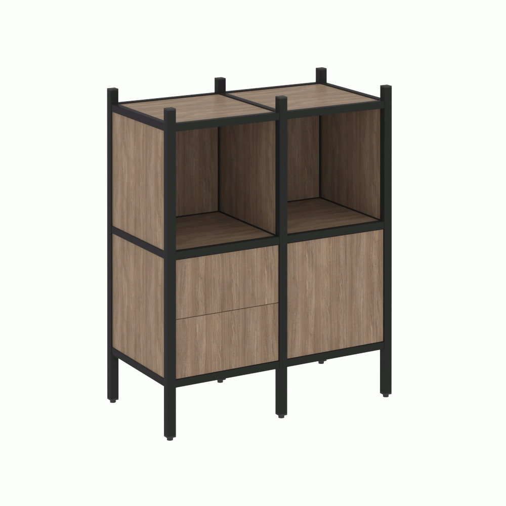 Прямой стеллаж наборный