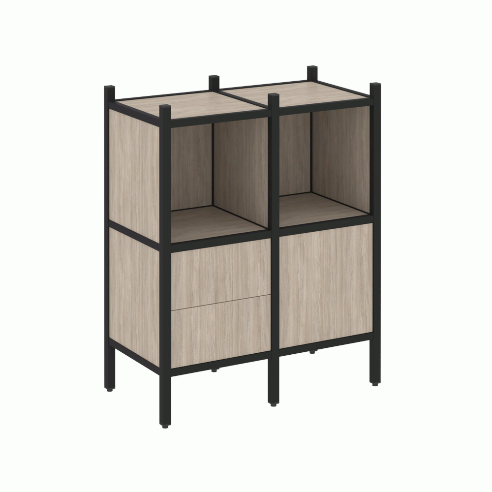 Прямой стеллаж наборный