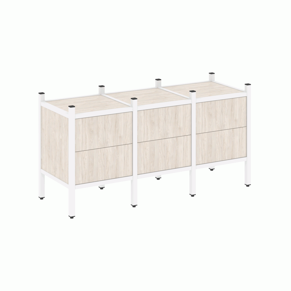 Прямой стеллаж наборный