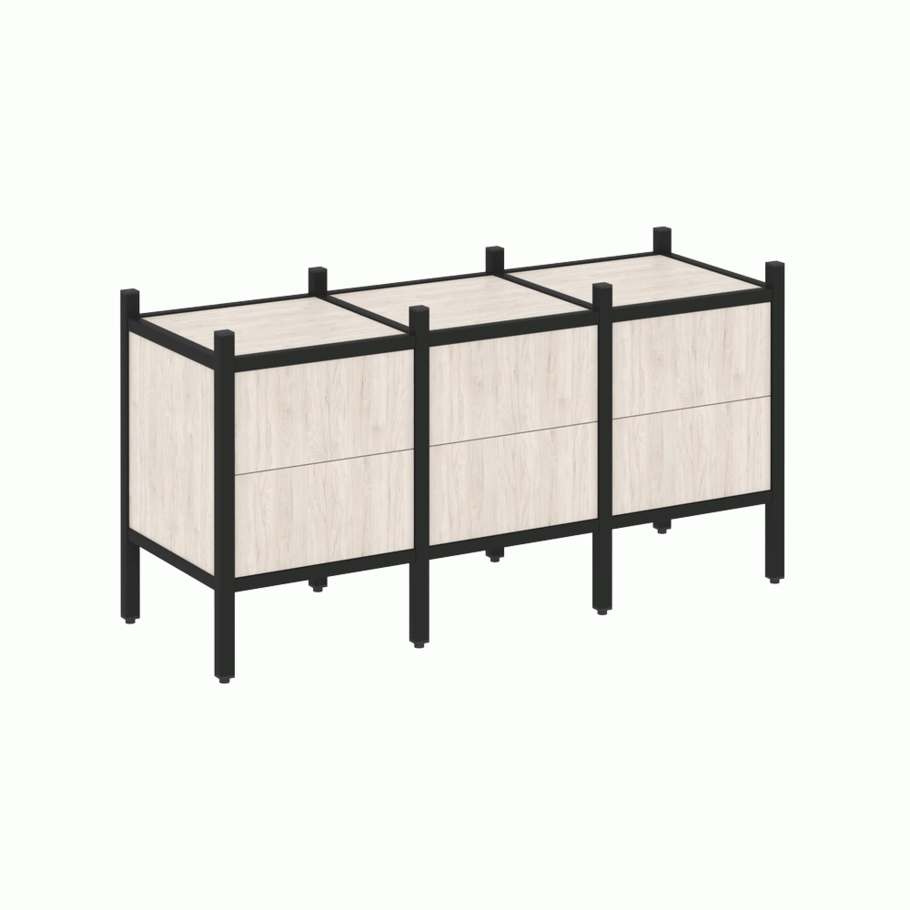 Прямой стеллаж наборный