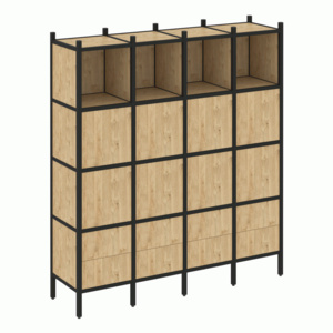 Прямой стеллаж наборный