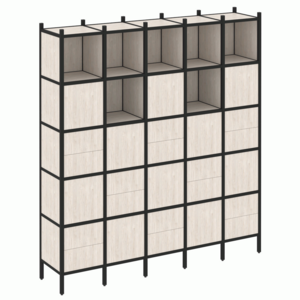 Прямой стеллаж наборный