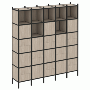 Прямой стеллаж наборный