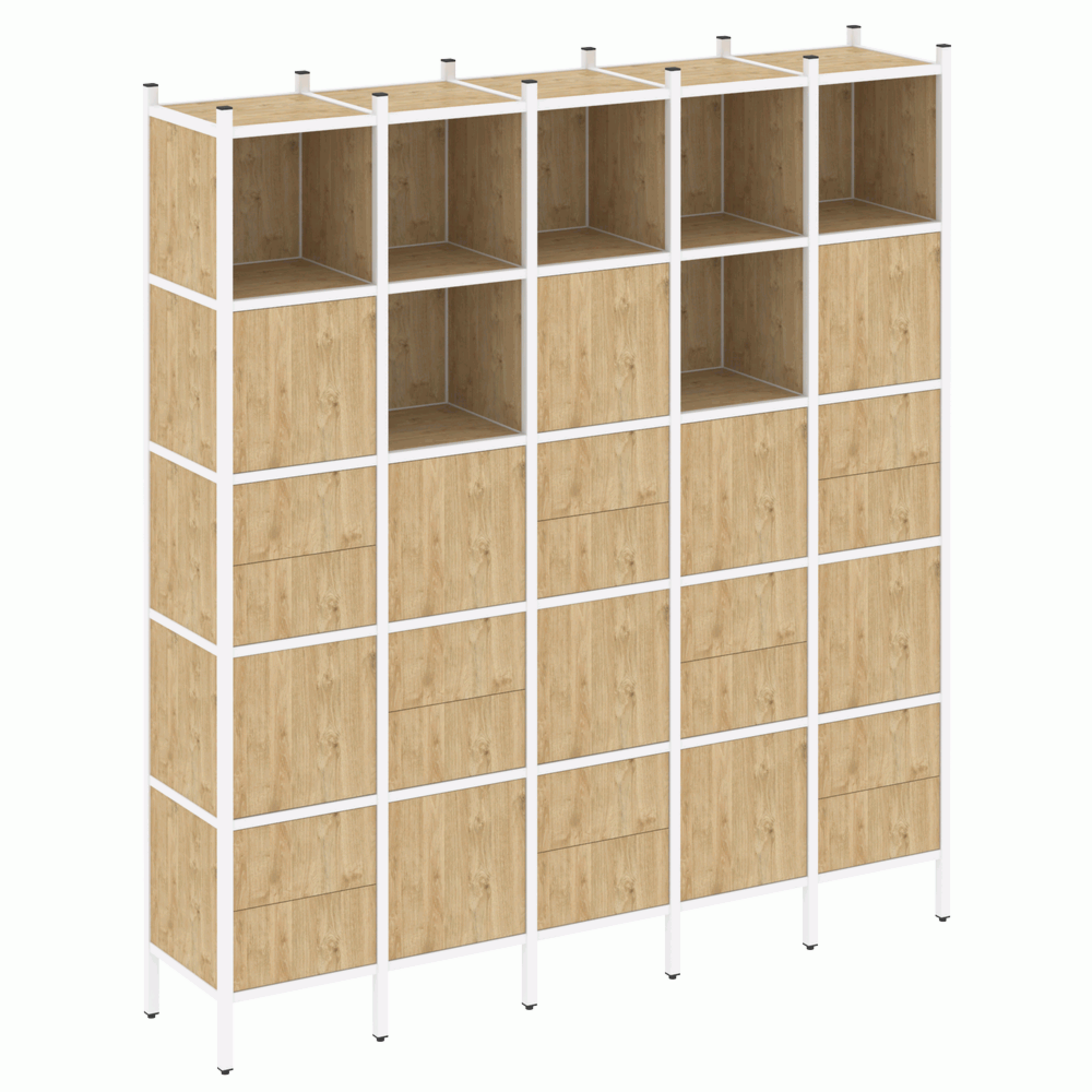 Прямой стеллаж наборный